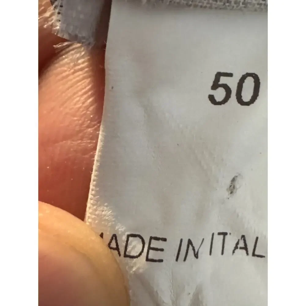 Brunello Cucinelli Wool Silk Deconstructed Blazer Gray Lightweight 50 40R